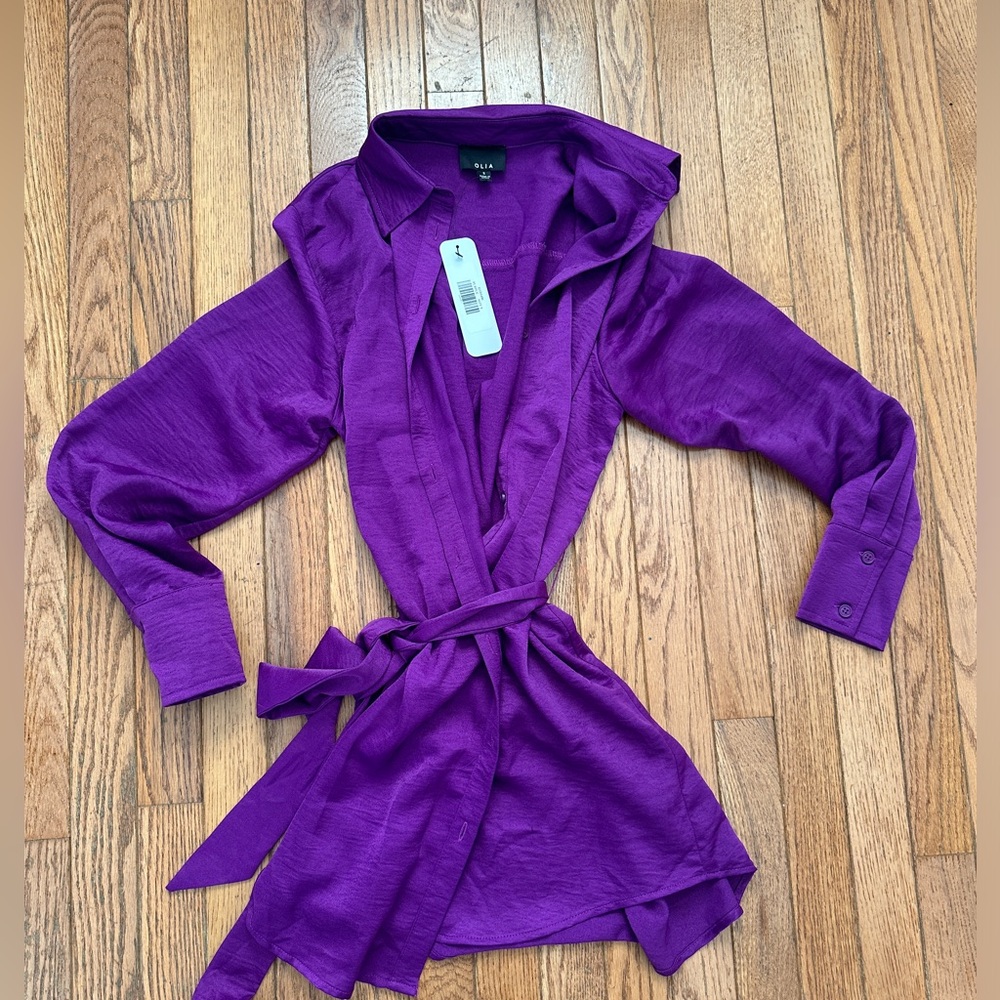 12th Tribe NWT Purple Wrap Dress